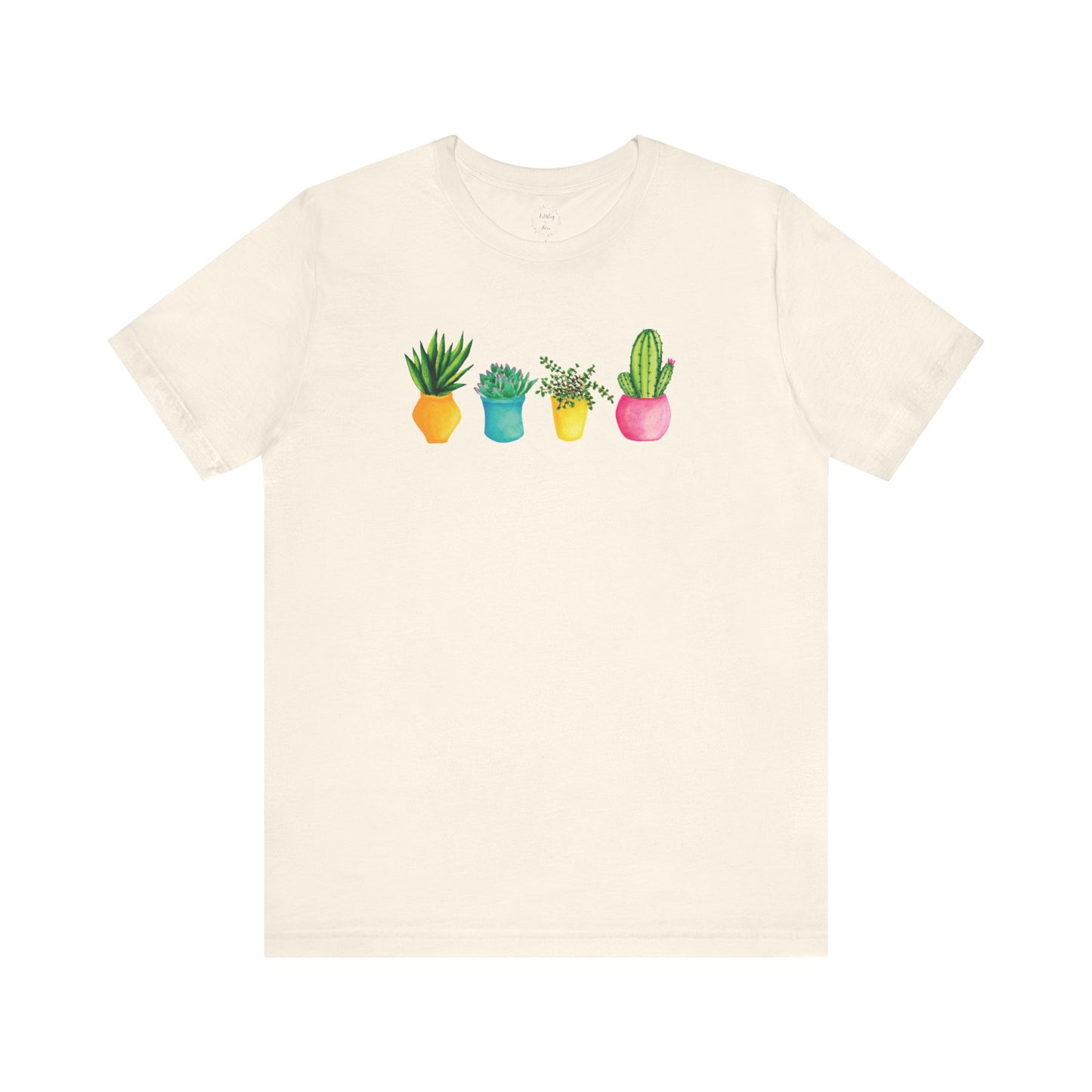 Original Hand-Drawn Potted Plants Shirt
