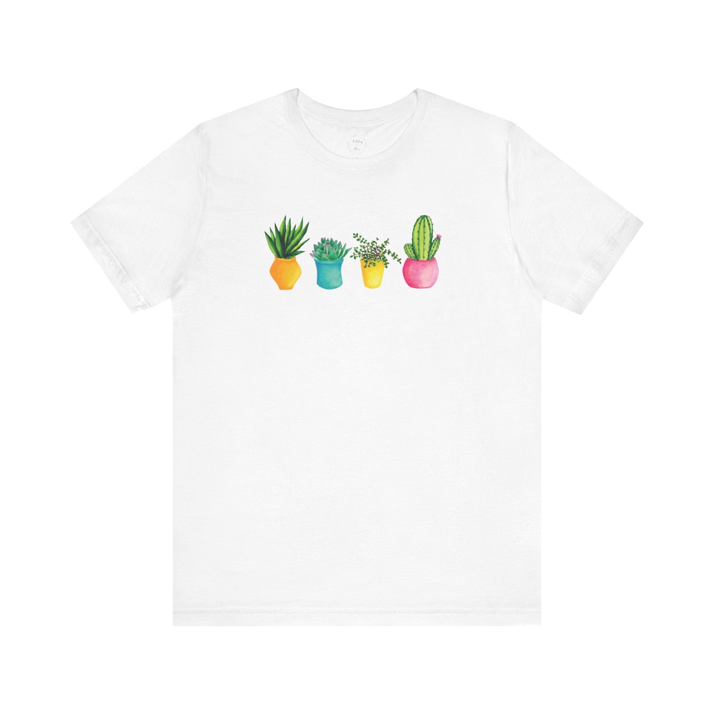 Original Hand-Drawn Potted Plants Shirt