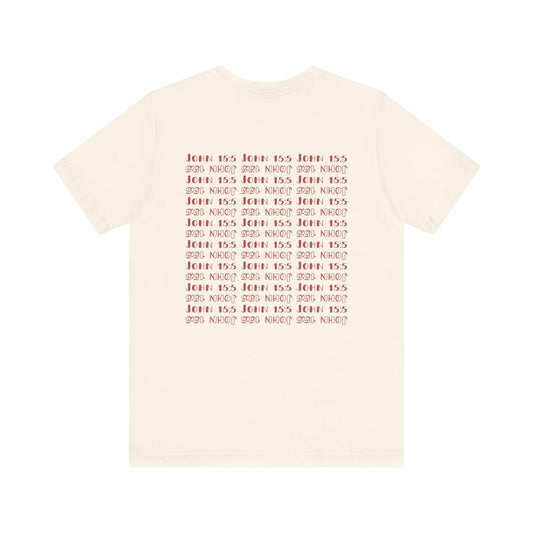 Dwell and Abide Shirt | Red Design