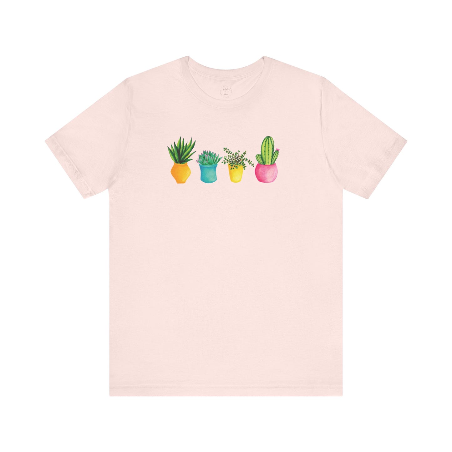Original Hand-Drawn Potted Plants Shirt