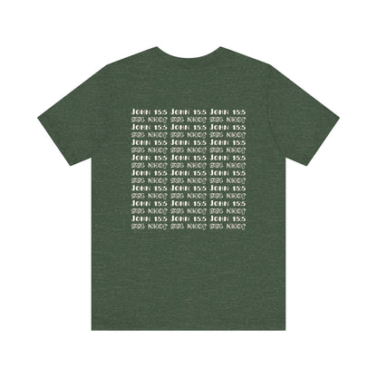 Dwell and Abide Shirt | White Design